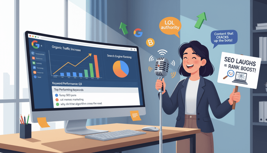découvrez l'essentiel des blagues seo et comment elles peuvent influencer votre référencement. apprenez à distinguer humour et bonnes pratiques pour optimiser votre visibilité en ligne.