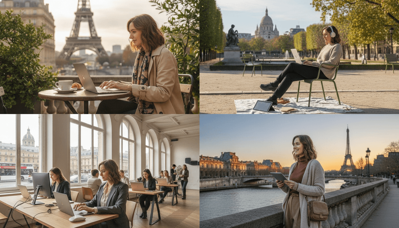 découvrez intraparis nomade, la solution idéale pour travailler partout en toute flexibilité et profiter d'un espace de travail adapté à vos besoins, où que vous soyez.